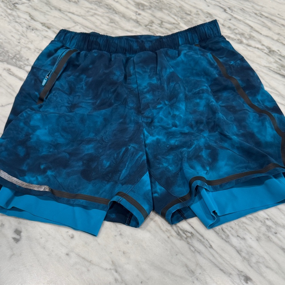 lululemon athletica Men's Blue Athletic Shorts
